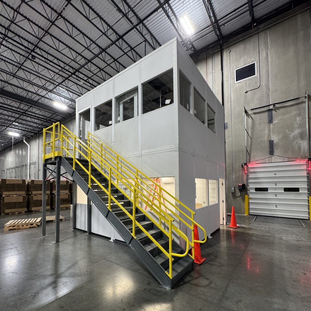 Level Office Model Two-Level Modular Office - Quick and Easy - Mezzmaster