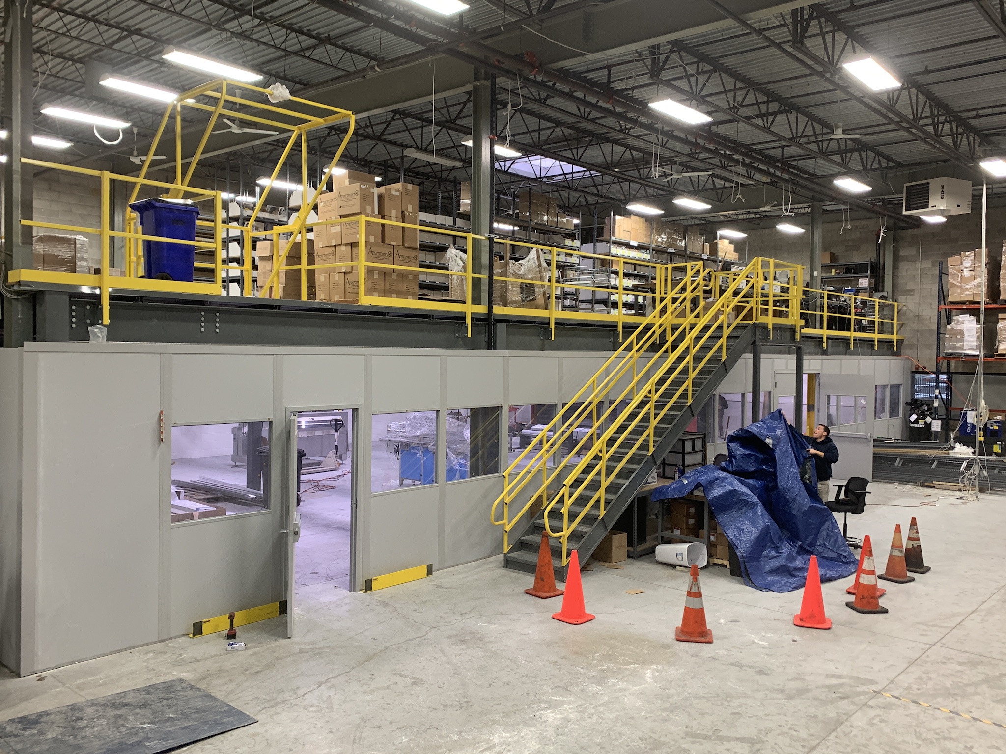 Building-Supported Mezzanine
