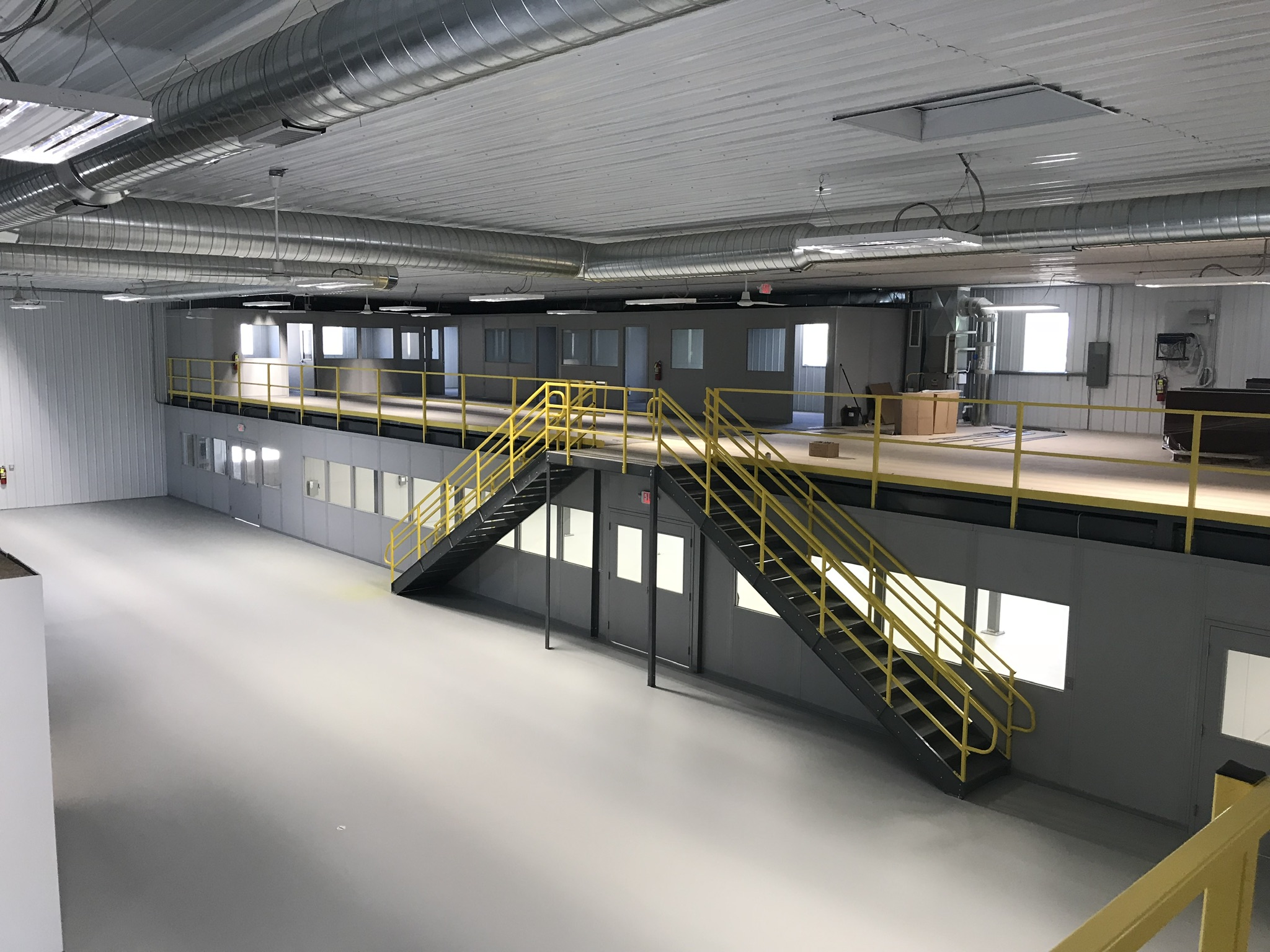 Mezzanine with Modular Offices